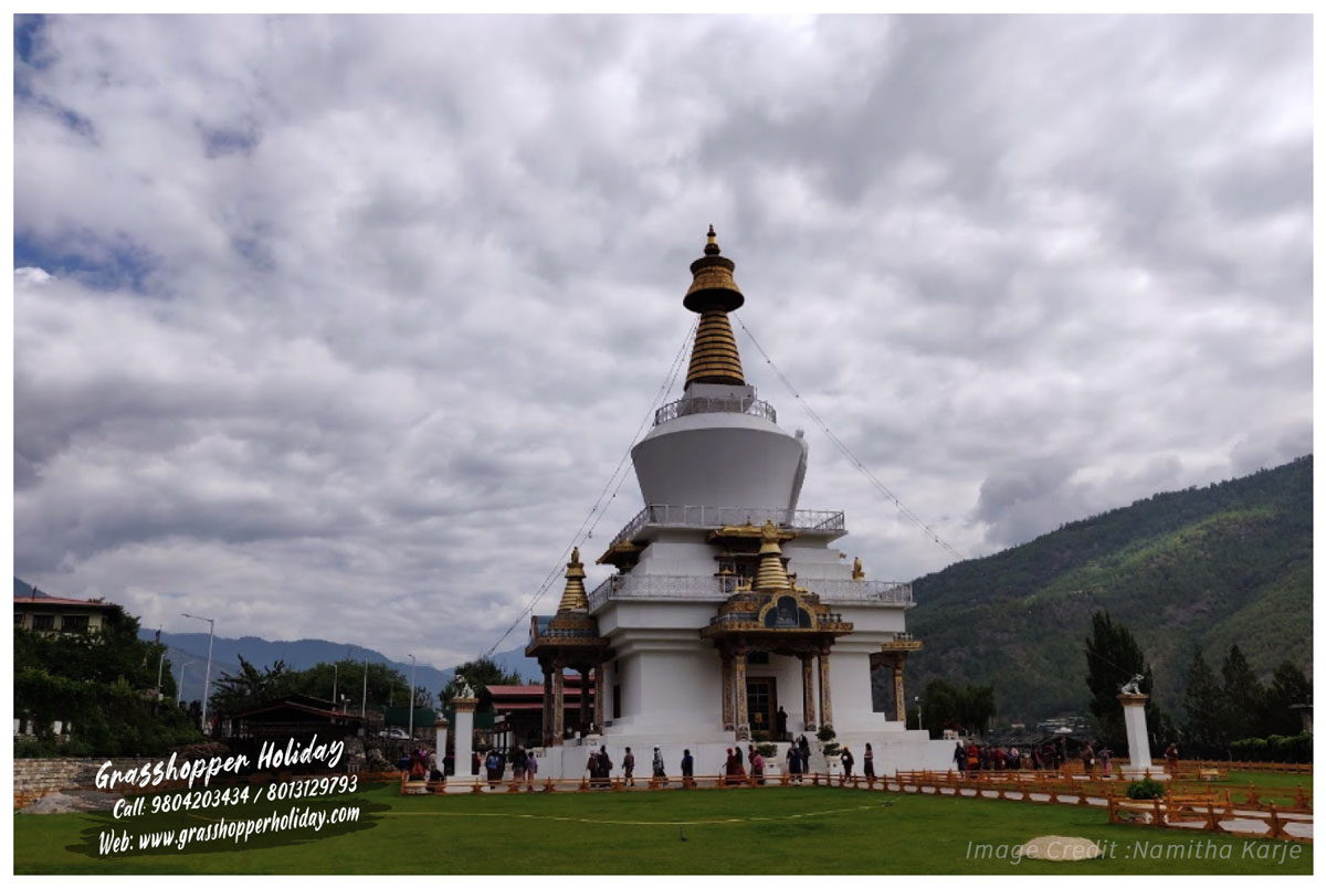 Memorial Chorten - Top attraction of thimphu - Bhutan package tour